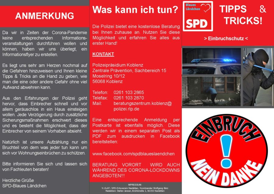 Einbruchsflyer 1