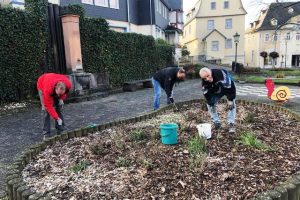 Arbeitseinsatz Robert-Wagner-Platz