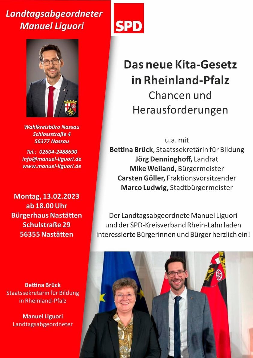 Kita-Gesetz Plakat
