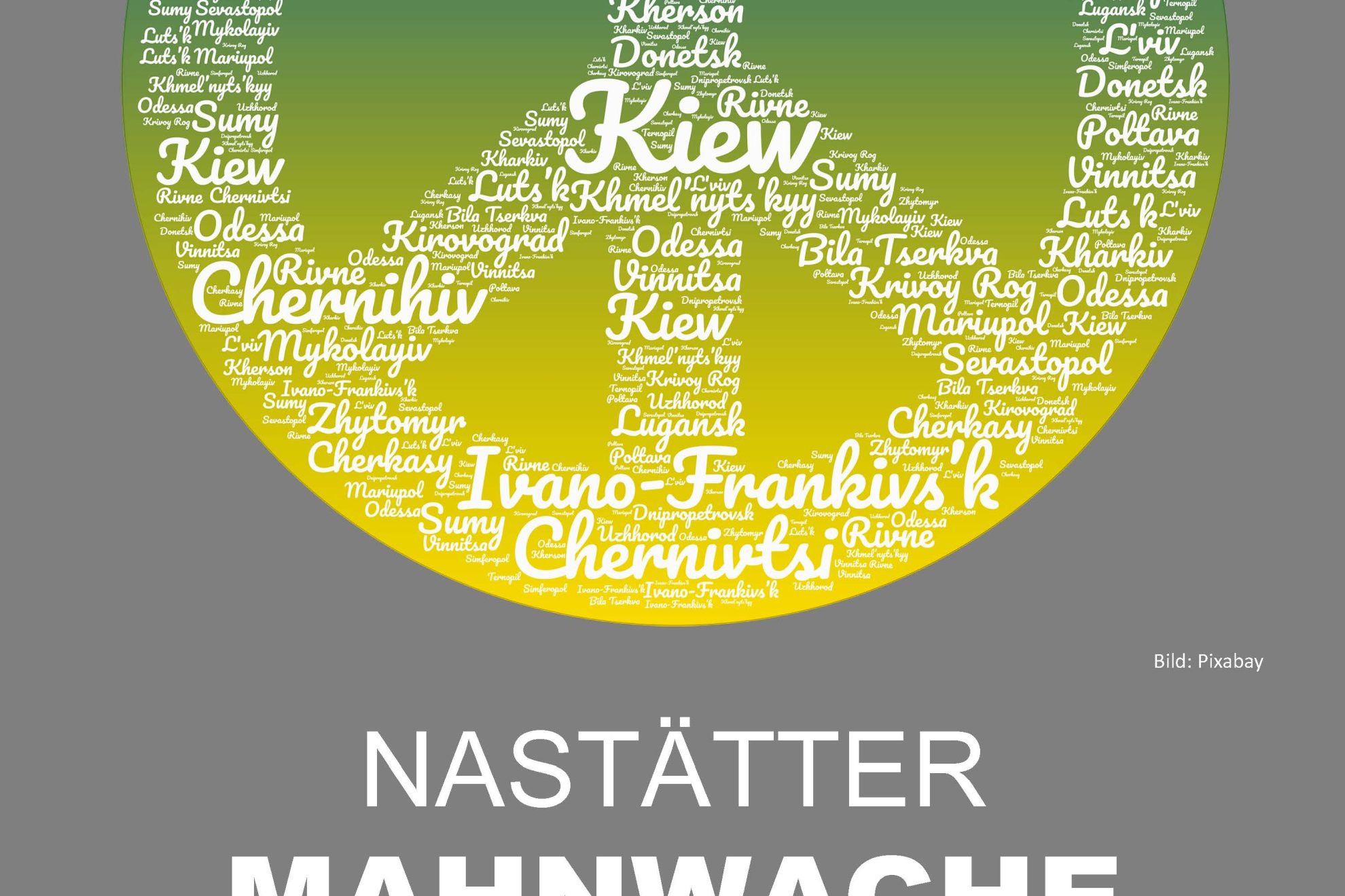 Plakat Nastätter Mahnwache